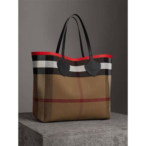 burberry london large purse|burberry reversible tote bag.